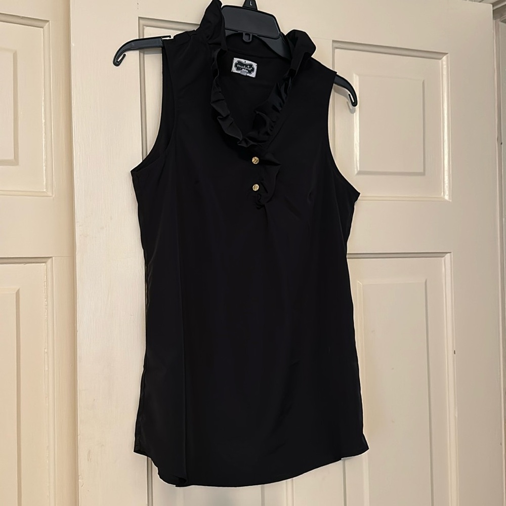 Mudpie Black sleeveless top size M